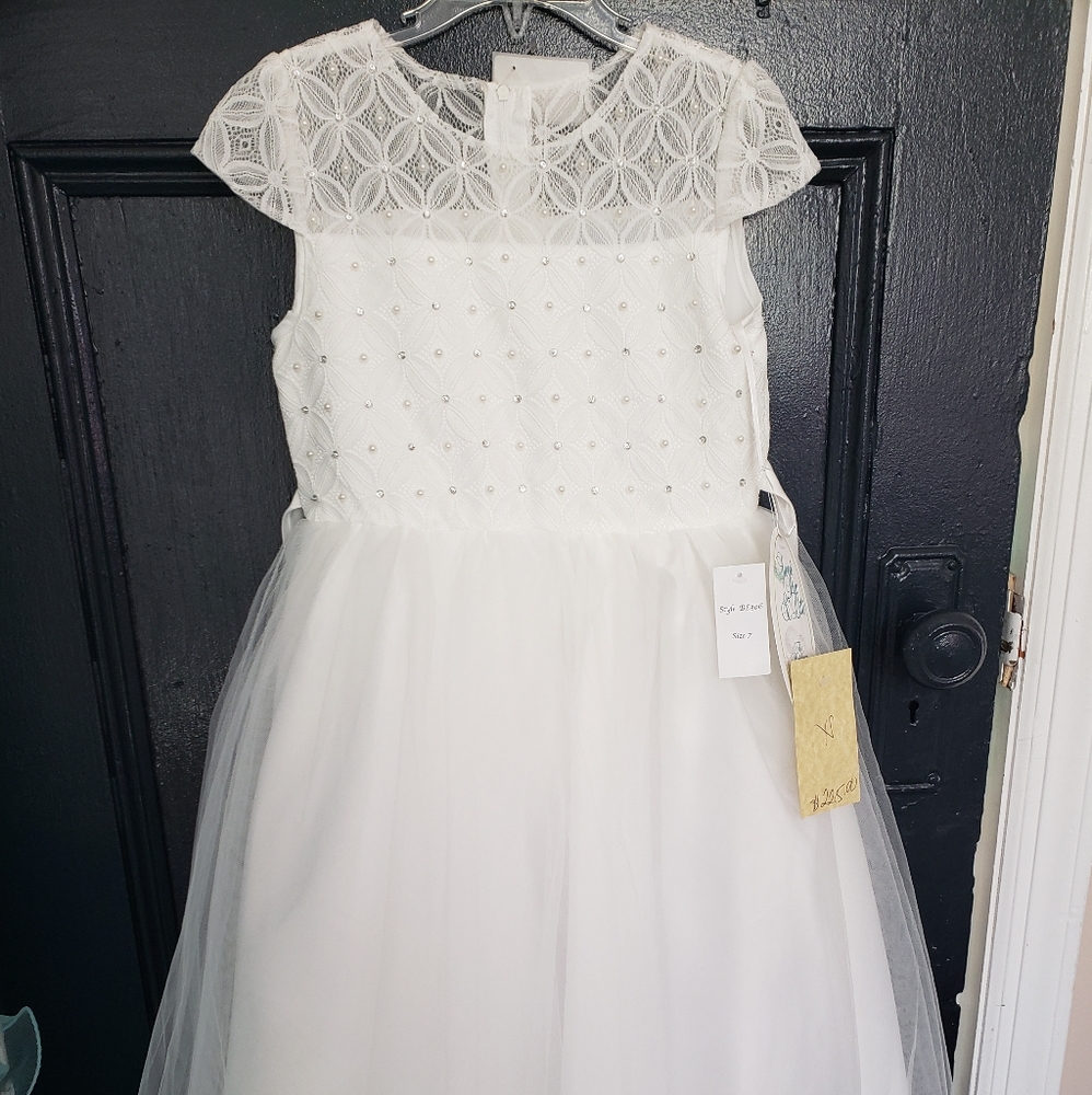 Swea pea and Lilli communion dress